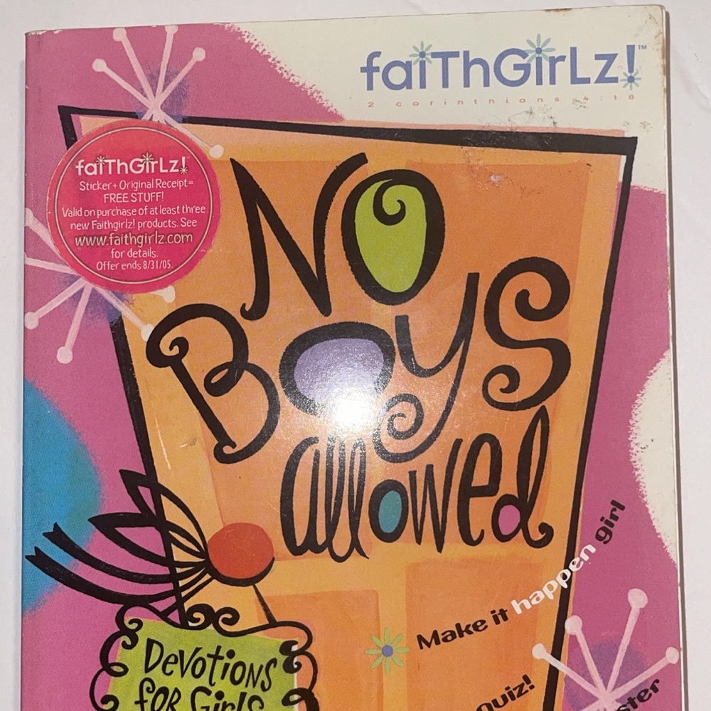 “No Boys Allowed” Book